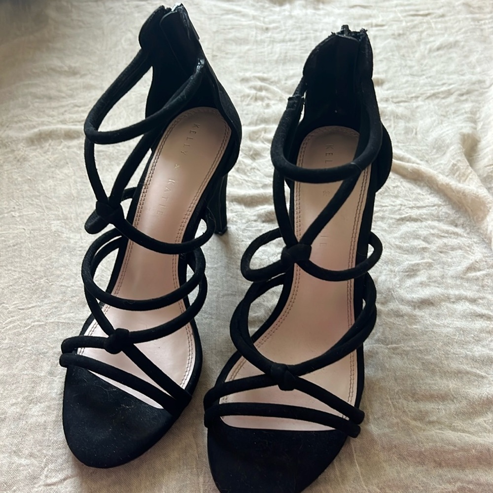 Strappy heels black heels